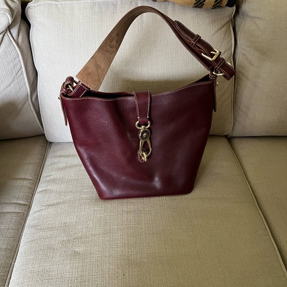 Dooney & Bourke Deep Burgundy Hobo Bag